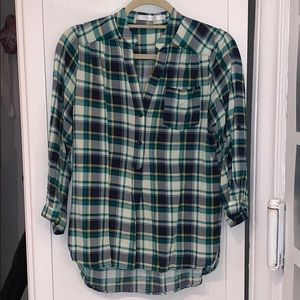 Super Soft Plaid Blouse